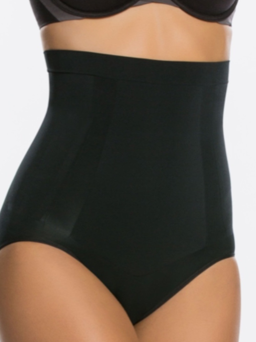 SPANX OnCore High-Waisted Black Briefs Sculpting Panels Tummy Control Small